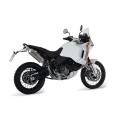 HP CORSE SP-1 SHORT Titanium High Mount Slip-on Exhaust for the Ducati DesertX